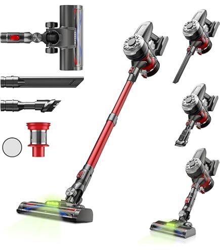 Amazon | コードレス掃除機 【革新モデル】 絡まないヘッド 38000pa