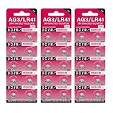 AG3 セルコイン電池 1.55V ボタン電池 LR41 SR41 192 392 バッテリーセルランプライト時計エレクトロニクスに不可欠 (40)