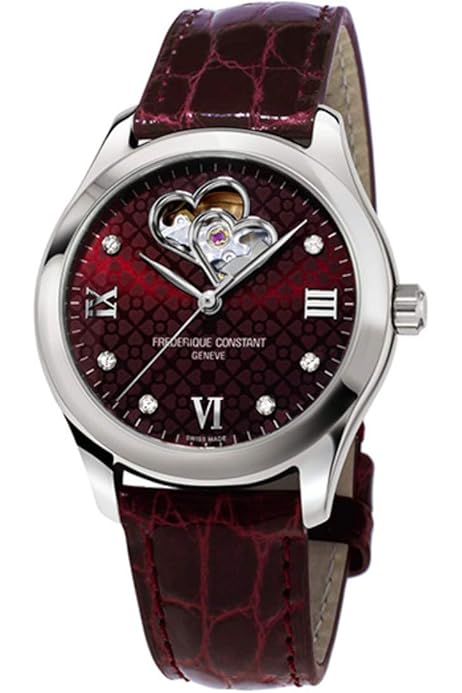 FREDERIQUE CONSTANT クォーツ時計 ワインレッド