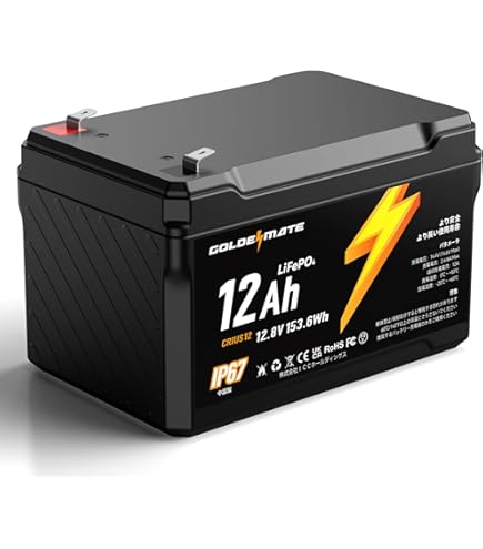 Amazon.co.jp: 12V 120Ah LiFePO4リン酸鉄リチウムイオンバッテリー