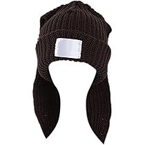 即日発送　即購可　CFIERCE うさぎ　ニット　帽子　ブラック　ハット 即日発送 即購可 CFIERCE うさぎ ニット 帽子 ブラック ハット