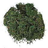 SODIAL(R) 緑の人工苔　ライニング植物フラワーガーランド装飾