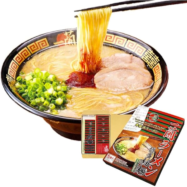 Amazon.co.jp: 【一蘭】 一蘭 ラーメン 博多細麺（ストレート）5