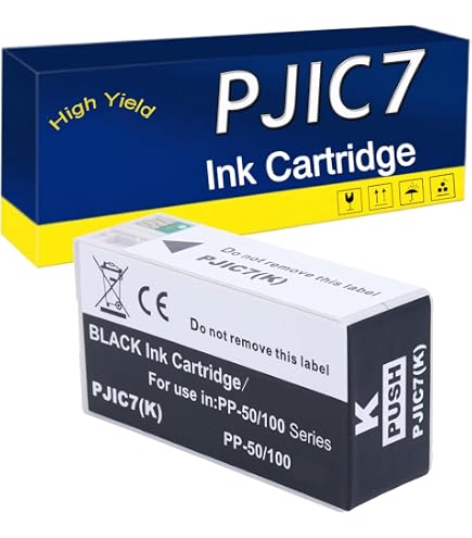 Amazon.co.jp: 1PCSインクカートリッジPP-50 PP-100のPJIC1-PJIC6 PP