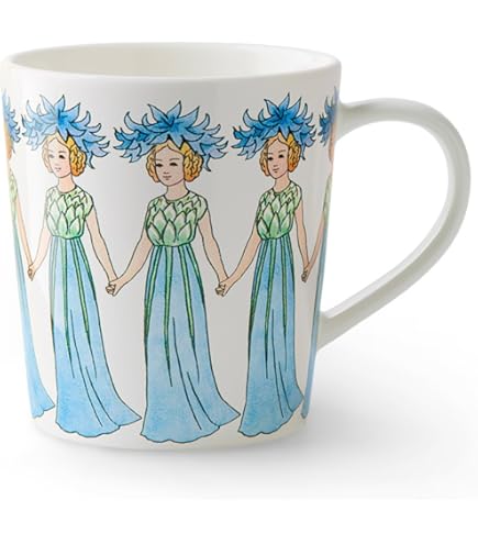 Amazon.co.jp: エルサベスコフ マグカップ ハンドル付 マーガレット