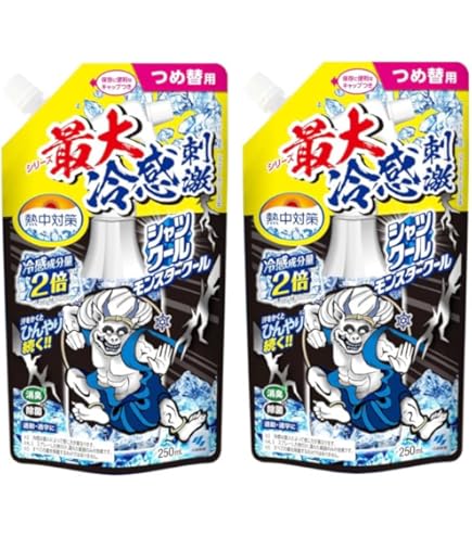 熱中対策 小林製薬 冷感スプレー 370ml 大容量専用詰め替え