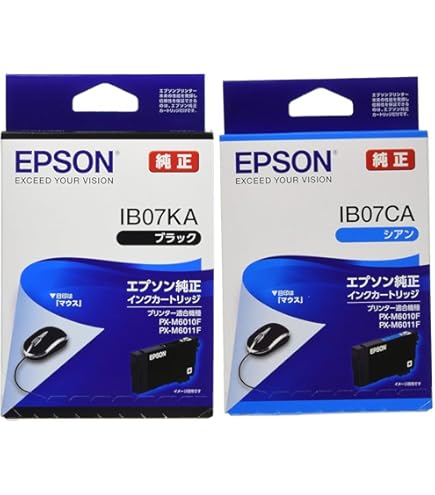 Amazon.co.jp: エプソン 純正 インクカートリッジ ブラック IB07KA
