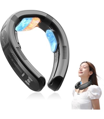 首掛け扇風機 ネッククーラー RUSEPIN　2025年夏新型・超長冷感プレート Amazon.co.jp: 首掛け扇風機 ネッククーラー RUSEPIN【2025年夏