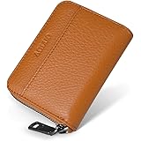 [LUOLUO] 小さい 小銭入れ メンズ 本革 コインケース カードケース YKK ファスナー コンパクト 財布