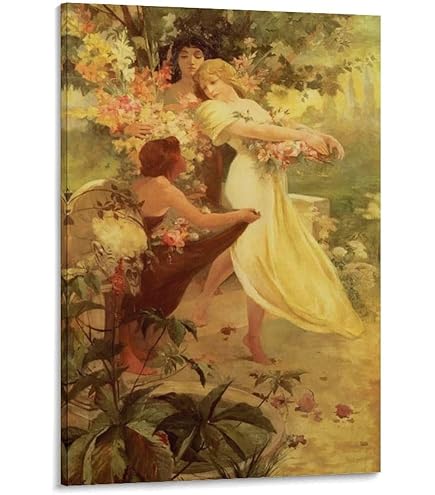 Amazon.co.jp: アルフォンス・ミュシャ『音楽』(連作《四芸術》より