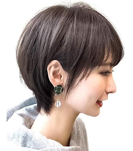 送料無料  プリシラ 五分ウィッグ人毛100％ショート 人毛ナチュラルブラック GB-10-ZBBK  カジュアルにもエレガントにも Amazon.co.jp: 【プリシラ】五分ウィッグ 人毛100% ショート 人毛