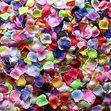 gresorthマルチカラー人工シルクローズ花びらFake花びらフラワー装飾ウェディングパーティー用 Leaf-L050-200