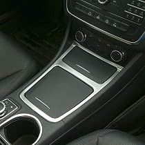 Porte-gobelet Coque En Alliage D'aluminium Pour Mercedes CLA 200/220/260, GLA, Classe A - Finition Carbone - Facile à Installer - 13