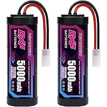 Amazon.co.jp: DXF ラジコン バッテリー 7.2V 5000mAh 大容量 ニッケル