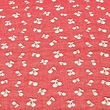 Cream gauze(クリームガーゼ) ６重ガーゼ生地 マルチブランケット 日本製 (さくらんぼ)