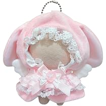 Amazon.co.jp: Etamo ぬい服 小さめ スタイ付き うさぎ ポンチョ 10cm