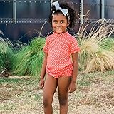 Ruffle Butts ラッフルバッツ Ruffled Swimwear スイムウエアコーラルポルカドット 水着 キッズ 発送 [並行輸入品]