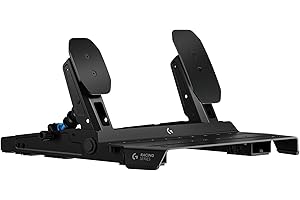 Logicool G ペダル RS PEDALS ロードセルブレーキ付きペダル GRS-PEDALS 位置調節可能 頑丈なスチールフレーム グランツーリスモ7 レーシング コントローラー PS5 PS4 PC TRUEFORCE フィードバック シミュレーションペダル ゲーミングペダル ゲームペダル ブラック 国内正規品 2年間メーカー保証