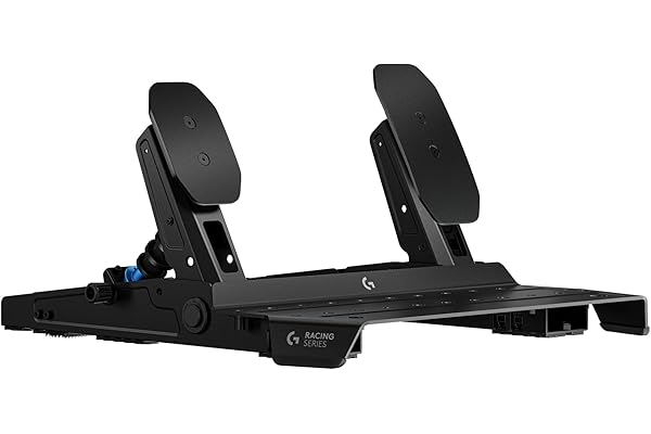 Logicool G ペダル RS PEDALS ロードセルブレーキ付きペダル GRS-PEDALS 位置調節可能 頑丈なスチールフレーム グランツーリスモ7 レーシング コントローラー PS5 PS4 PC TRUEFORCE フィードバック シミュレーションペダル ゲーミングペダル ゲームペダル ブラック 国内正規品 2年間メーカー保証