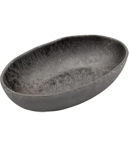 Amazon.co.jp: 骨董市y古瀬戸灰釉黄瀬戸大皿大鉢メダカ鉢美濃焼38cm