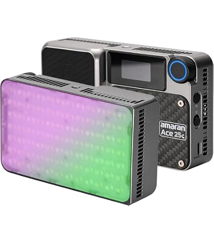 Amazon | Aputure Amaran Ace 25C 25W RGB小型撮影ライト 2300-10000K