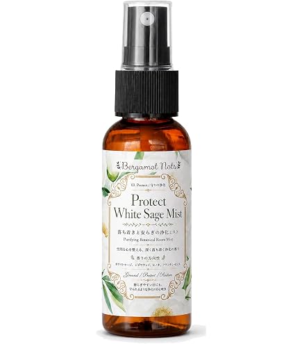 Amazon.co.jp: Nature Therapy ホワイトセージ 浄化スプレー、天然