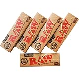 smokers RAW(ロー) クラシック シングル ペーパー 50枚入り ×5個セット 手巻きタバコ 喫煙具