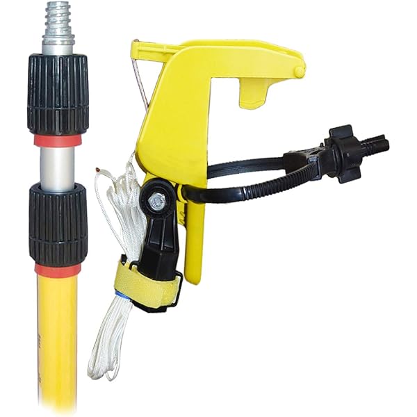 高所用スプレー噴射器具　エアロング＋専用ヘラ　ハチローFHセット　ハチ駆除　害虫 伸縮式 高所スプレー噴射用器具 エアロングM（1.8m〜5.4m