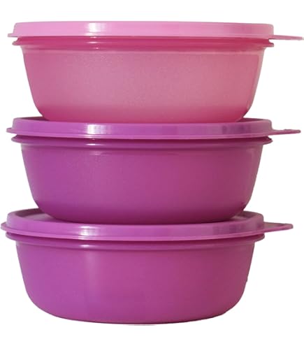 Amazon | Tupperware Keep Tab Plastic Container Set, 500ml, Set of
