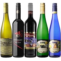 Amazon.co.jp: ドイツ産 やや甘口ワイン5種セット 飲み比べセット