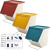 Amazon スタックストー ゴミ箱 Pelican Garbee ペリカン ガービー イエロー 38l フタ付きゴミ箱 オンライン通販