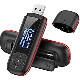 AGPTEK MP3プレーヤー 【乾電池対応】 超軽量 音楽プレイヤー 小型 デジタルオーディオプレーヤー 充電不要 FMラジオ 8GB内蔵容量 128GBまで拡張可能 録音対応 日本語説明書付き U3