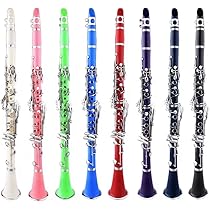 クラリネット Amazon.co.jp: 17鍵 赤クラリネット 色 赤管 洋管楽器