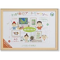 Amazon.co.jp: 【カラー画用紙額】軽い額・透明PET付 □画用紙額