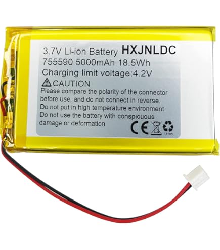 Amazon | 3.7v 30100100 6000mahバッテリー、電子書籍タブレットラップ