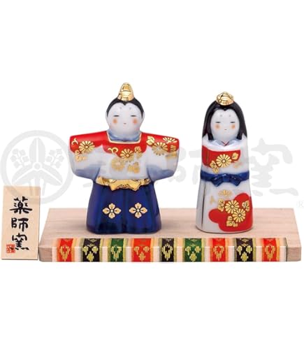 Amazon | 遊プラン たもと円びな 小黒三郎 組み木 雛人形 お雛様