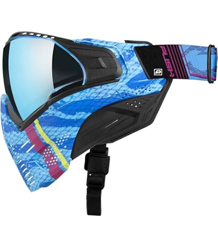 Amazon.co.jp: Push Unite ペイントボール ゴーグル マスク クアッド