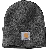 [カーハート] US ニットキャップ ビーニー 帽子 (A18) Acrylic Watch Hat Coal Heather Beanie (コールヘザー)