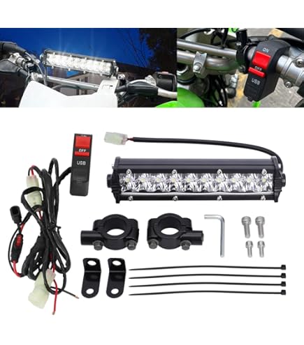 HQV Led-koplamp voor KTM met E-keurmerk, Plug/Play voor KTM SMC-R en ECX