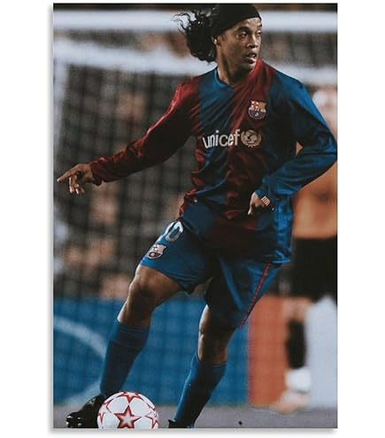 ロナウジーニョ　ポスター ロナウジーニョ（バルセロナ03/04）ポスター : サッカーショップ