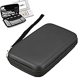 InsJoyo ニンテンドー New3DSLL New3DSXL 専用収納ケース 収納バッグ 保護ケース ハードシェルケース キャリングケース ゲームカード8枚収納 付属品収納可能 大容量 耐衝撃 全面保護 防塵 防水 持ち運び便利 対応 New3D