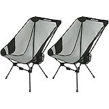 ROCK CLOUD アウトドア チェア メッシュ ひんやり生地 幅広 60cm 三角デザイン イス ハイバック 耐荷重150kg キャンプ 椅子 軽量 折りたたみ コンパクト お釣り 収納袋付