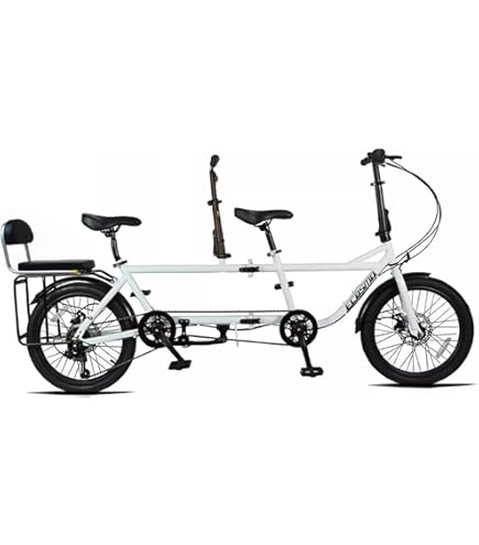 Amazon | YYWLHDS 二人乗りみタンデム自転車 二人で乗れる 20インチ