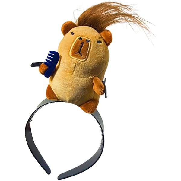 Amazon.co.jp: ビスタプリント女性 ヘアクリップ ぬいぐるみ カピバラ