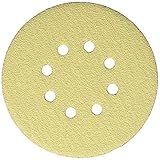 POWERTEC 44206G-50 6 8 Hole 60 Grit Hook and Loop Sanding Discs - Gold (50 Pack) [並行輸入品]