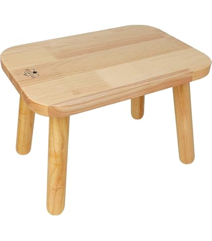 Amazon.co.jp: Aibiju 木製 スツール 踏み台 ミニテーブル 小さい 万能
