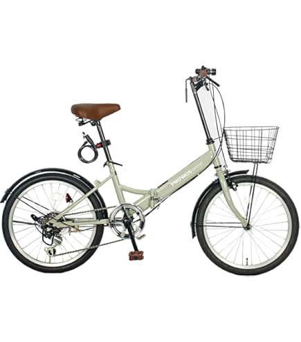 Amazon | 折りたたみ自転車 20インチ CC-10 外装6段変速ギア フロント