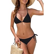 ✨大人気✨　RELLECIGA レディース　フリル　黒　ビキニ　水着　XL Amazon.co.jp: [RELLECIGA]レディース 水着 ビキニセット 三角
