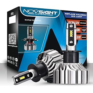 【2020年業界最新モデル】NOVSIGHT H3 LEDヘッドライト 新車検対応 10000LM 50W ファンレス…