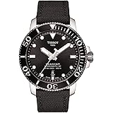 TISSOT(ティソ) 腕時計 メンズ TISSOT シースター 1000 オートマティック ブラック文字盤 ファブリック T1204071705100 [正規輸入品]